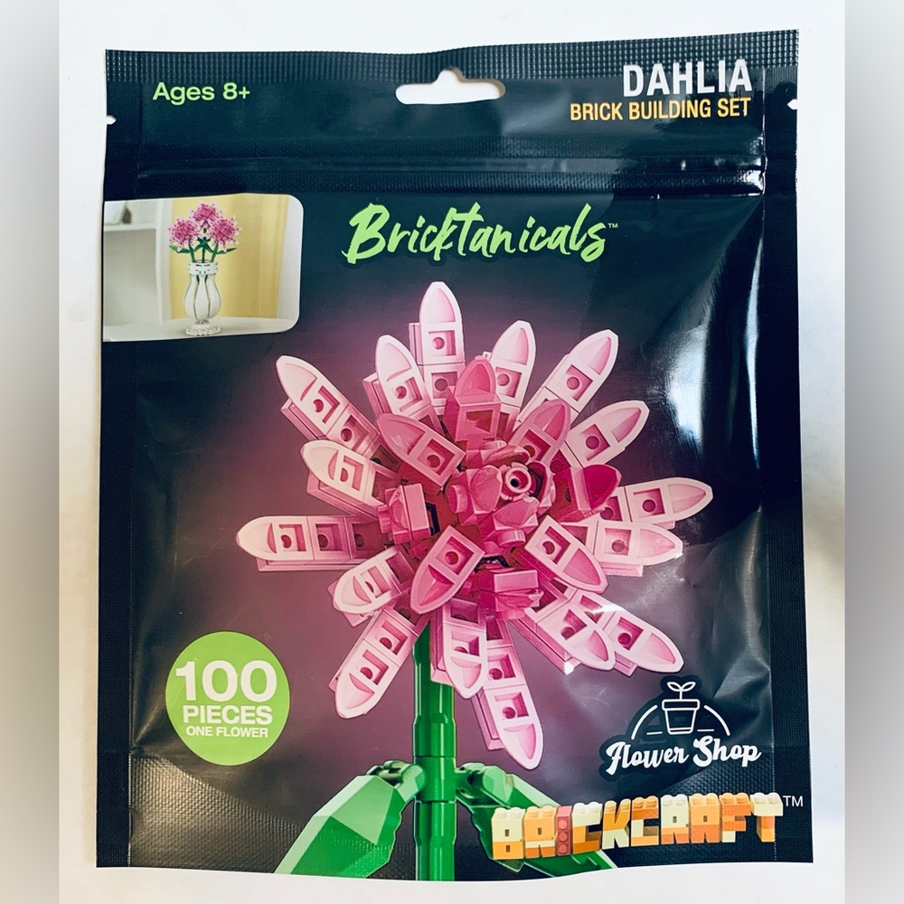 Bricktanicals DAHLIA Brickcraft Lego Botanicals Flowers 100 pieces New